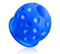 Jagowa Housse de tête sphérique de remorque - Protection en caoutchouc souple pour boules d'attelage de 50 mm, résistante à l'abrasion, à la poussière et élégante - Bleu (1 pièce)