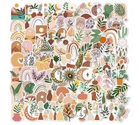 Jagowa Lot de 100 autocollants décoratifs en vinyle imperméable pour téléphone, ordinateur portable, valise, armoire