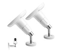 Jagowa Lot de 2 supports de montage mural, réglables à 360 ° pour caméra de sécurité Ring Surveillance Holder (blanc)