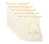 Jagowa Lot de 5 sacs de rangement étanches à chaussures - 30 x 35 cm - Pochettes transparentes avec cordon de serrage pour organiser les vêtements et les accessoires de voyage dans les bagages.,