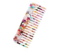 Jagowa Peigne à cheveux à dents larges démêlant sans poignée pour femme cheveux bouclés ou longs