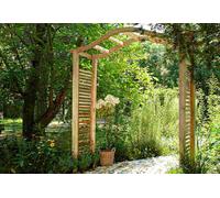 Jagram Arche de jardin bois avec treillis 210 x 232 cm - Dover Contemporary - 40180