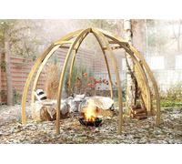 Jagram Arche de jardin en bois autoclave en forme de dôme - Igloo Luna - 41052