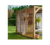 Jagram Panneau brise-vue en bois pour pergola Henley Contemporary - 4 m - 41971