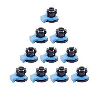 JAGTRADE Boucle d'imprimante 10/20/30/50 pièces Clip Tuyau de serrage Embedded Clamp Bowden Couplage pour Métal V6 Dissipateur thermique Hotend Tube 4 mm Collet Extrudeuse Connecteur