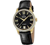 Jaguar cuir femme Montre analogique élégante noire Heritage D2UJ999/B