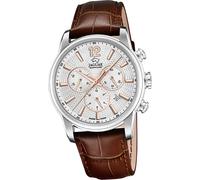 Jaguar cuir homme montre chronographe élégant de luxe montre bracelet marron Acamar D2UJ968/1