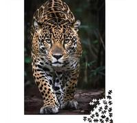 Jaguar dans la Jungle Puzzle 1000 Pièces Adultes Animaux Puzzles 1000 Pièces Jeu De Team Building Cadeau 38x26cm/1000pcs