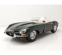 Jaguar E-Type Cabriolet 1961 Vert 1:18 Bburago Die-Cast Métal Boîte