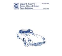 Jaguar E Type V12 Series 3 Open 2 Seater Parts Catalogue: Publication No. RTC 9014.