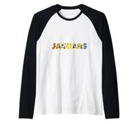 Jaguar Eyes Inside Bold Text Jaguars Wild Animal Safari Manche Raglan