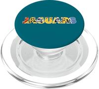 Jaguar Eyes Inside Bold Text Jaguars Wild Animal Safari PopSockets PopGrip pour MagSafe