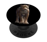 Jaguar Fauve Grand Chat Panthère Chat Doux Jaguar PopSockets PopGrip Adhésif