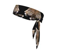 Jaguar Head Bandeau de sport absorbant la transpiration Unisexe Convient pour les voyages en plein air et divers sports.