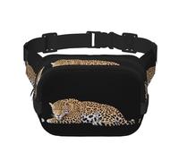 Jaguar in den Pattern Sac banane tendance unisexe pour le voyage et le sport