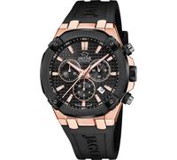 Jaguar J1015/1 DIPLOMATIC Chronographe Montre Homme Silicone Chrono Date noir