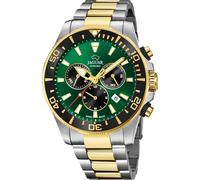 Jaguar J862/3 EXECUTIVE PIONNIER Chronographe Montre Homme en acier inoxydable Chrono Date bicolore