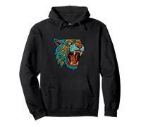 Jaguar Maya Aztec Native Mexican Pride Mythologie Mexicaine Sweat à Capuche
