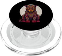 Jaguar Maya Aztèque Mythologie Mexicaine Art Guerrier PopSockets PopGrip pour MagSafe