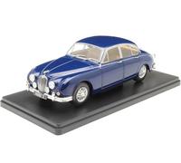 WhiteBox Voiture miniature 1:24 Jaguar MkII 3.8 1959 Bleu WB124201