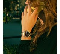 Jaguar Montre Femmes Acier Inoxydable Argent Or jaguar Connected Montre UJ982/4
