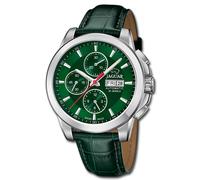 Jaguar Montre Hommes Cuir Vert jaguar Le Chronographe Montre Uj975/5