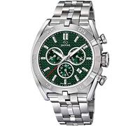 JAGUAR Montre Modèle J852/5 de la Collection Executive Boîte de 45,8 mm Vert avec Bracelet en Acier pour Homme, Unique, Bracelet