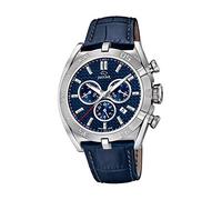 JAGUAR Montre modèle J857 / 2 de la Collection Executive, boîtier Bleu 45,8 mm avec Bracelet en Cuir Bleu pour Homme Adulte Unisexe J857/2