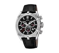 JAGUAR Montre modèle J857 / 4 de la Collection Executive, boîtier Noir 45,8 mm avec Bracelet en Cuir Noir pour Homme Adulte Unisexe J857/4