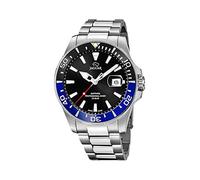 JAGUAR Montre modèle J860/G de la Collection Executive, boîtier de 43,5 mm Noir avec Bracelet en Acier pour Homme, Unique, Bracelet