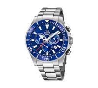 JAGUAR Montre modèle J861 / 2 de la Collection Executive, boîtier Bleu 43,5 mm avec Bracelet Acier pour Homme J861/2