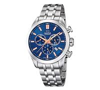 JAGUAR Montre modèle J865/2 de la Collection ACAMAR, boîtier de 43 mm Bleu avec Bracelet en Acier pour Homme, Unique, Bracelet