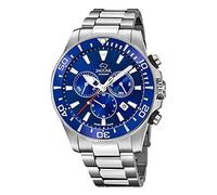 JAGUAR Montre modèle J872 / 1 de la Collection Executive, boîtier Bleu 46,5 mm avec Bracelet Acier pour Homme J872/1