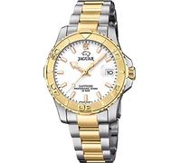 JAGUAR Montre modèle J896 / 1 de la Collection Woman, boîtier Blanc 34 mm avec Bracelet en Acier Bicolore pour Femme J896/1