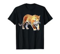 Jaguar Panthera traque T-Shirt Graphique avec Valeur