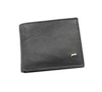 JAGUAR Portefeuille homme en cuir véritable doté de compartiments pour cartes avec protection RFID, porte-monnaie billets et documents, idée cadeau pour homme au design classique, léger (seulement 70