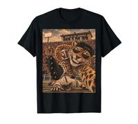 Jaguar Running Back RB Selfie Vintage School College Mascotte T-Shirt Graphique avec Valeur