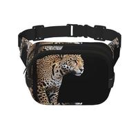 Jaguar Sac banane multifonction imprimé rayures unisexe tendance sac de rangement de voyage sport