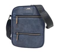 JAGUAR Sac bandoulière pour homme signé en simili cuir et couleurs élégantes, sac à bandoulière réglable, sac pour homme pour un look décontracté et raffiné, léger (seulement 280 g) et sécurisé avec 4