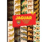Jaguar Scrapbook Paper 8.5 x 11 Inches, 40 Pages: 20 Double Sided Sheets with 10 different Designs