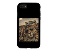 Jaguar Student Funny Selfie Vintage Game Day Cool Mascotte Coque pour iPhone SE (2020) / 7/8