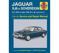 Jaguar XJ6 & Sovereign (Oct 86 - Sept 94) Haynes Repair Manual