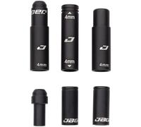 Jagwire 1X Elite Link Shift End Cap Pack (8pcs) -Black Embouts de câble Adulte U