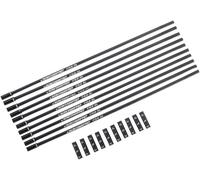 Jagwire Gaine de dérailleur 4 x 240 mm 10 unités Argenté
