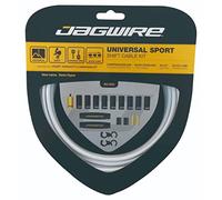 Jagwire 2X Sport Shift Kit Gaines et câbles de dérailleur Adulte Unisexe, Blanc, Taille Unique