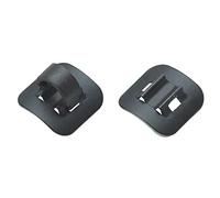 Jagwire Alloy Stick-on Guide de câble 4 pièces Noir