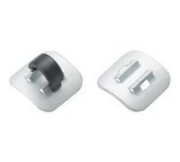 Jagwire alloy stick-on guide de câble argent 4 pièces Argent G
