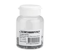 Jagwire Capuchons en Aluminium Scellés pour Gaine de Câble de Vitesse - 50 p.