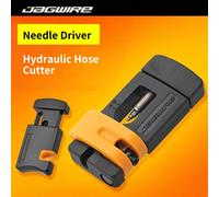Jagwire - coupe-tuyau hydraulique de vélo, outil d'insertion avec lame de rechange, frein à disque de vélo de route vtt, outil de montage de barbe à Olive WST033