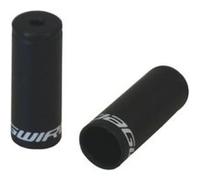 Jagwire Embouts de gaines freins ouverts aluminium – 50 pièces Noir 5 mm